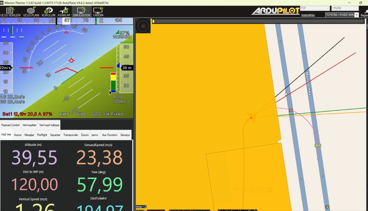 Mission Planner Ardupilot Test Images